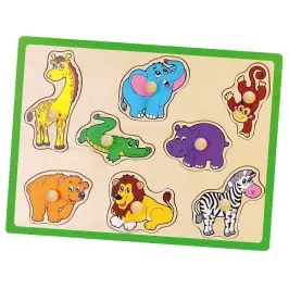 Viga 50019 Flat Puzzle-Wild Animals