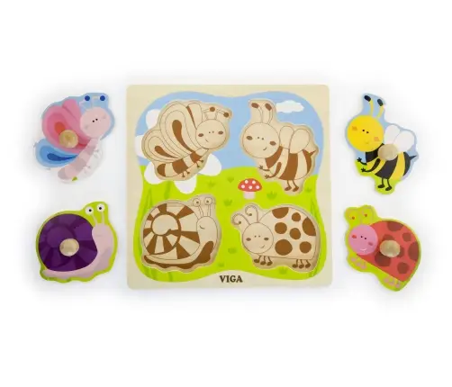 Viga 50131 Puzzle na podkładce - owady