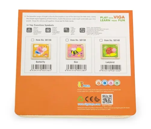 Viga 50136 Handy Flat Puzzle - Butterfly