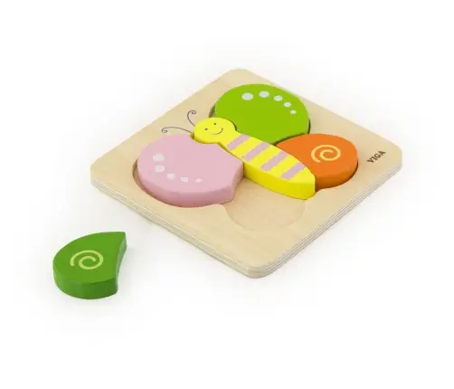 Viga 50170 Handy Block Puzzle - Butterfly