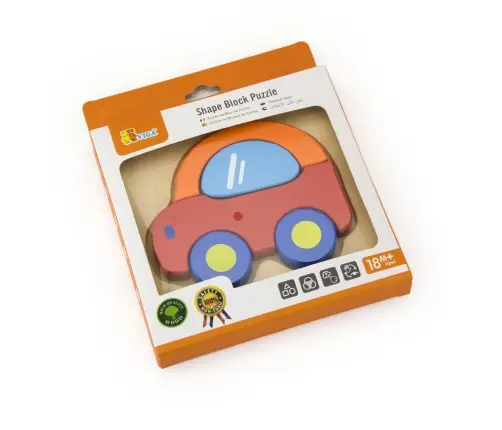 Viga 50172 Handy Block Puzzle - Car