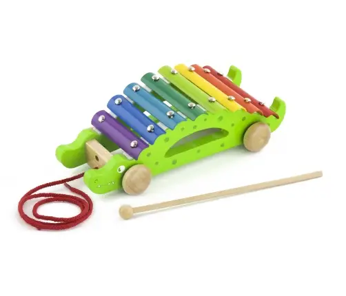 Viga 50342 Pull-Along Xylophone - Croc