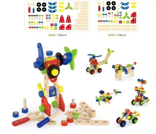 Viga 50382 Constrcution Block Set - 68 Pcs