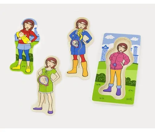 Viga 50405 Mom With Baby Puzzle