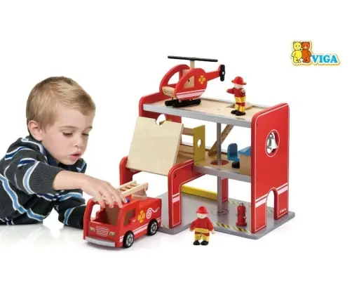 Viga 50828 Fire Station W/Accessories