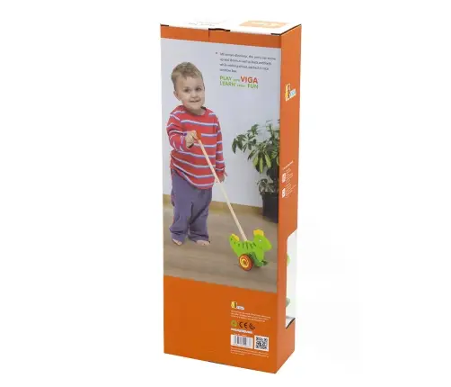 Viga 50963 Push Toy-Dinosaur