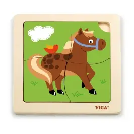 Viga 51312 Puzzle na podkładce - Konik
