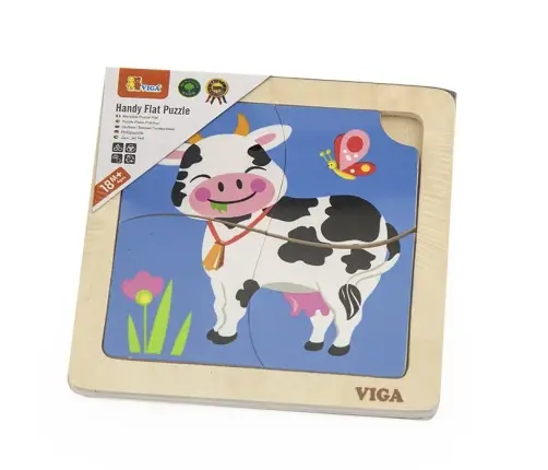 Viga 51313 Puzzle na podkładce - Krówka
