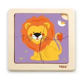 Viga 51316 Puzzle na podkładce - Lew