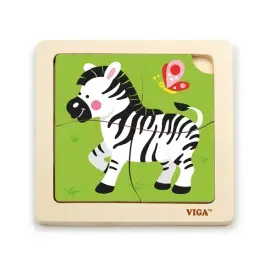 Viga 51317 Puzzle na podkładce-zebra