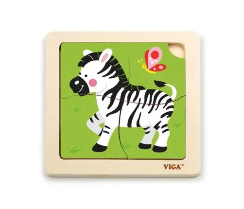 Viga 51317 Puzzle na podkładce-zebra
