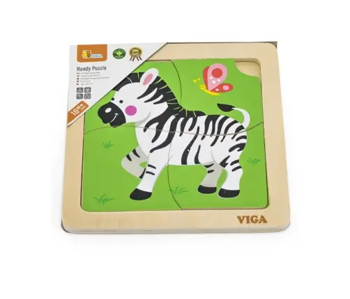 Viga 51317 Puzzle na podkładce-zebra