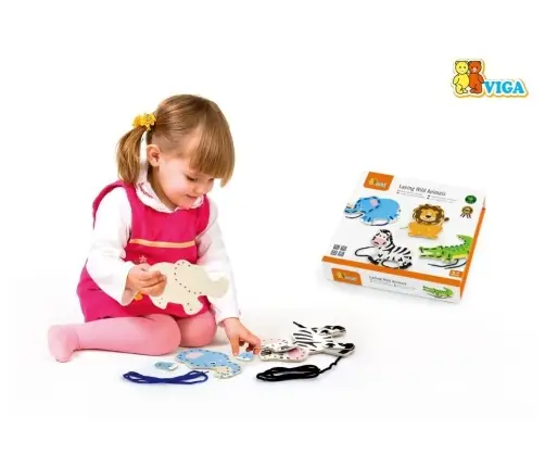 Viga 51326 Lacing Wild Animals