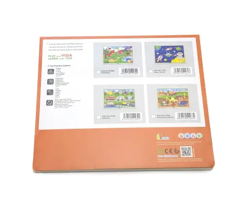 Viga 51460 Puzzle na podkładce 24 elementy - dinozaury