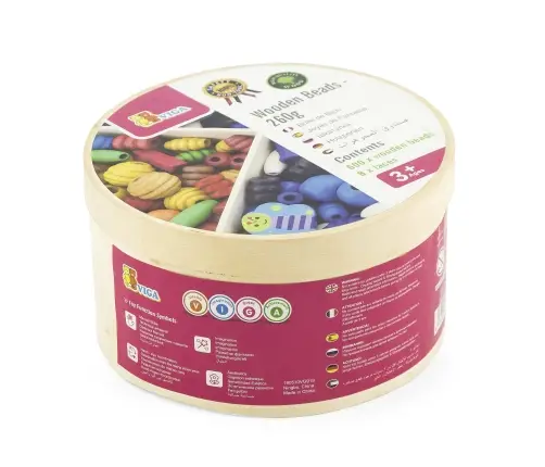 Viga 56002 Wooden Beads (260g)
