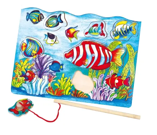 Viga 58423 Magnetyczne puzzle - łowimy rybki