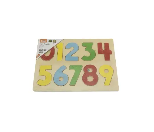 Viga 58545 Puzzle układanka na podkładce cyferki