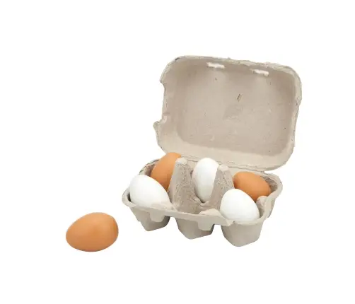 Viga 59228 Jajka drewniane 6 szt