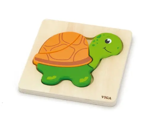 Viga 59933 Pierwsze puzzle maluszka - Żółwik