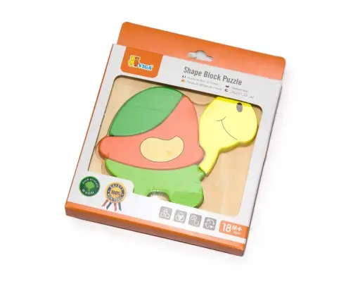 Viga 59933 Pierwsze puzzle maluszka - Żółwik