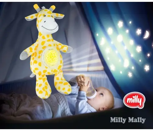 Zabawka pluszowa z Projektorem Milly Giraffe