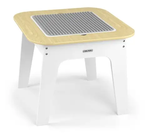 Zestaw mebli Olaf Blocks - Stolik i dwa krzesełka White Zestaw mebli Olaf Blocks - Stolik i dwa krzesełka White