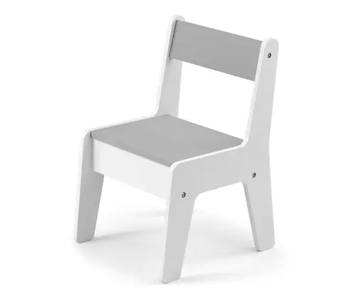 Zestaw mebli Olaf - Stolik i dwa krzesełka Grey