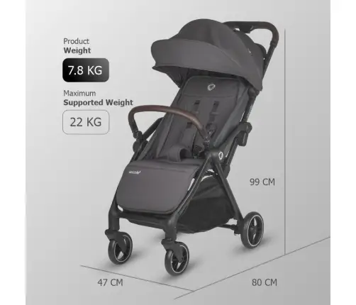 Autofold Sport Stroller Coccolle Arella Dark pearl