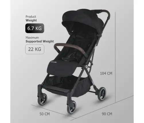 Autofold Sport Stroller Coccolle Melia Diamond black
