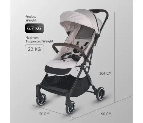 Autofold Sport Stroller Coccolle Melia Pearl Mist
