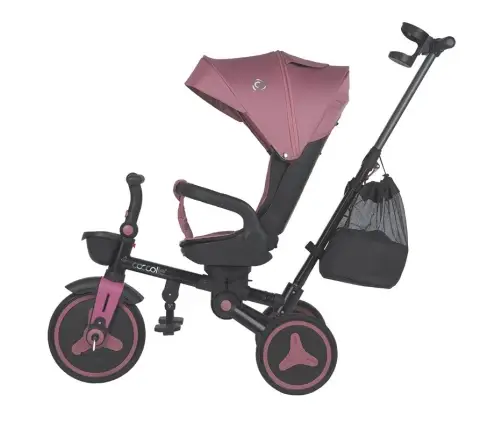 Coccolle Urbio Plus foldable tricycle Smoked Pink