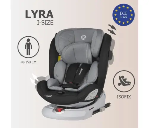 iSize 40-150 cm Coccolle Lyra Greystone