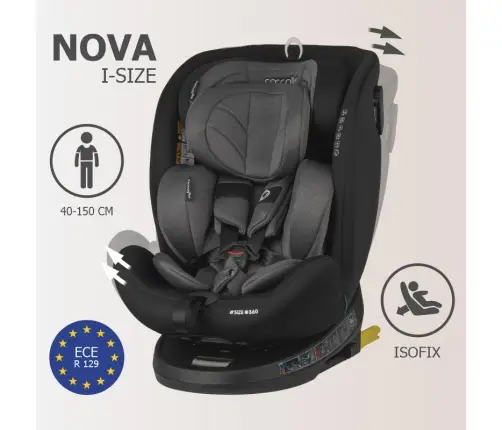 iSize 40-150 cm Coccolle Nova Diamond black