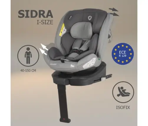 iSize 40-150 cm Coccolle Sidra Moonlit grey