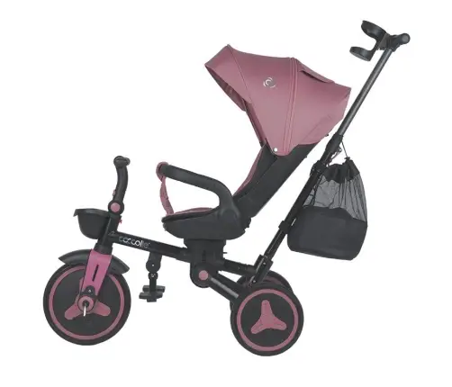 Coccolle Urbio Plus foldable tricycle Smoked Pink