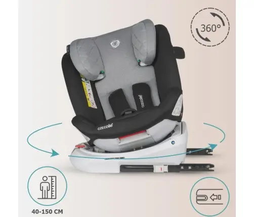 iSize 40-150 cm Coccolle Lyra Greystone