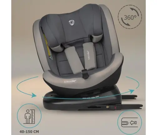 iSize 40-150 cm Coccolle Mydo Urban grey