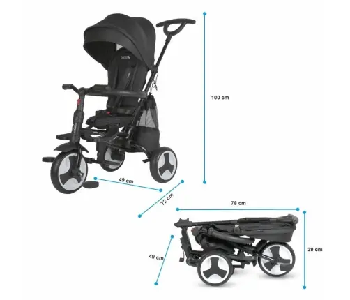 Tricycle Coccolle Spectra Plus Jet Black 2025