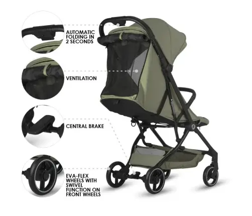 Autofold Sport Stroller Coccolle Sierra Sage green