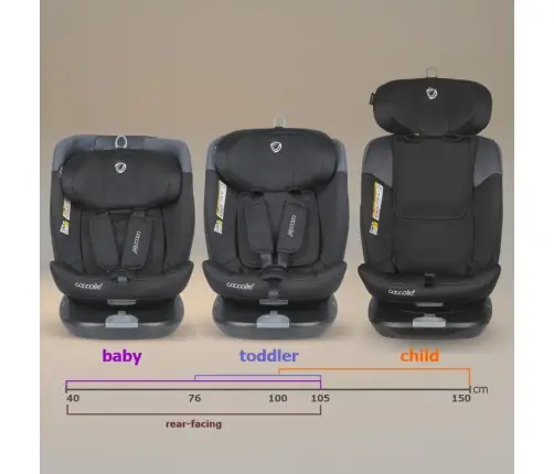 iSize 40-150 cm Coccolle Atira Diamond black