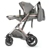 Convertible 3in1 stroller Coccolle Ravello Moonlit grey
