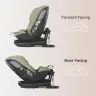 i-Size rotating car seat 40-150 cm Coccolle Velsa Moss green