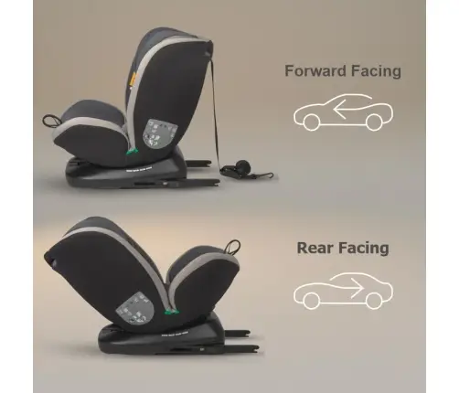 iSize 40-150 cm Coccolle Mydo Urban grey