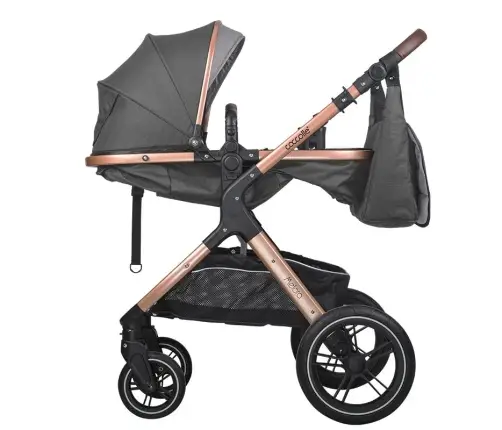 Convertible travel system 3in1 Coccolle  Melora Diamond black