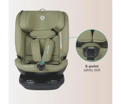 i-Size rotating car seat 40-150 cm Coccolle Velsa Moss green