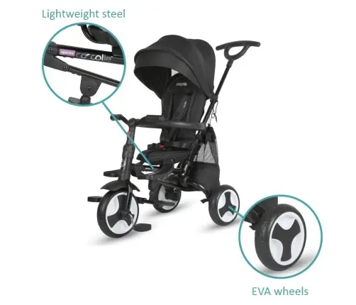 Tricycle Coccolle Spectra Plus Jet Black 2025
