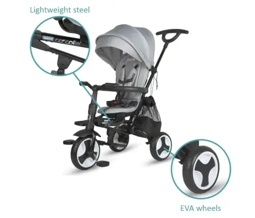 Tricycle Coccolle Spectra Plus Neutral Grey 2025