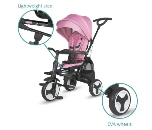 Coccolle Spectra Plus Violet 2025 Bērnu trīsritenis