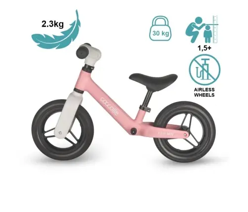 Balance bike Coccolle First Way Blush Pink