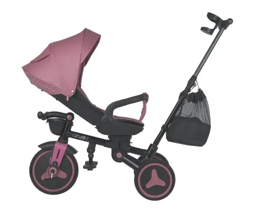 Coccolle Urbio Plus foldable tricycle Smoked Pink